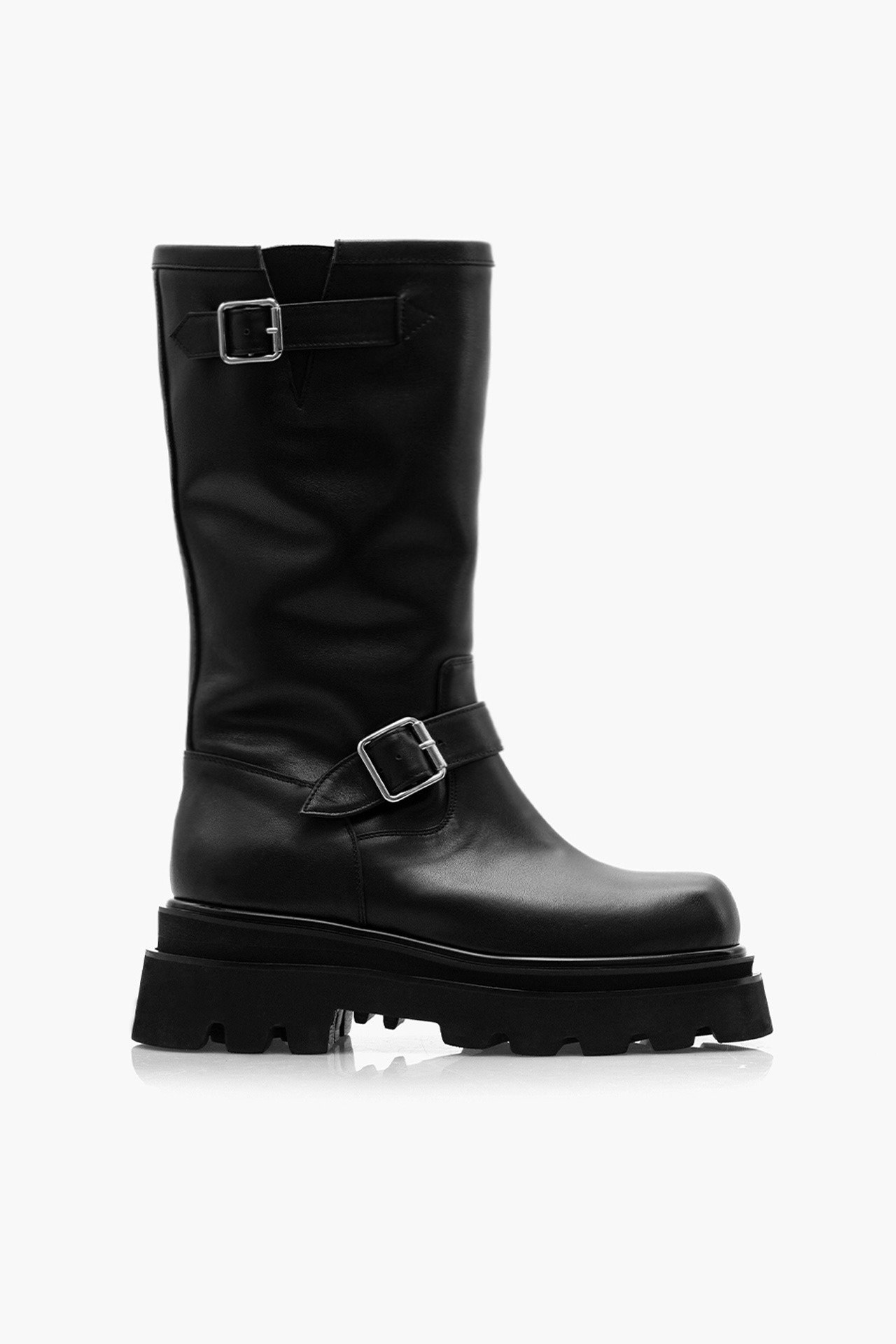 [Woman] 545 Mila engineer boots Black